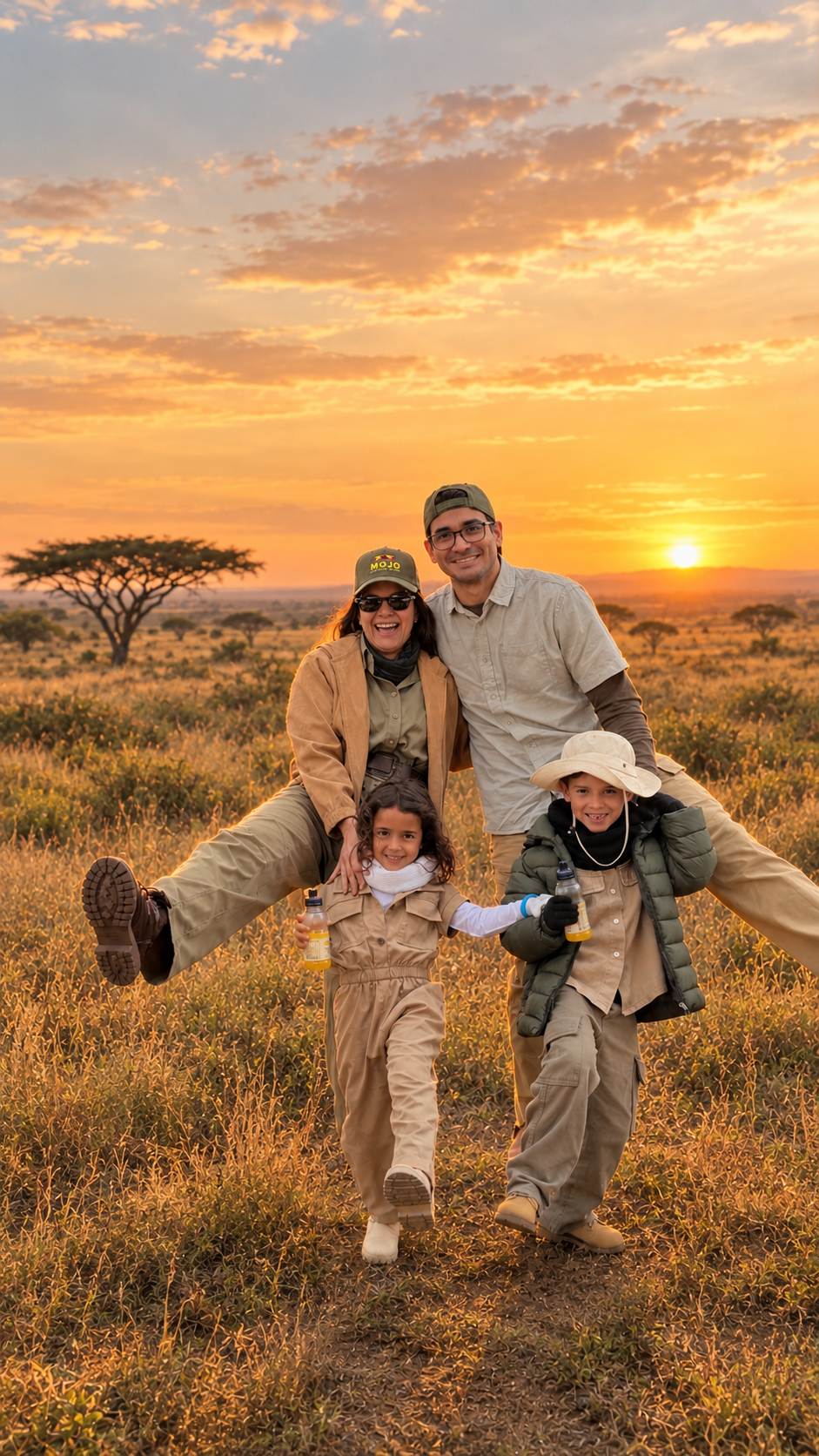 Viajar com crianças para a África